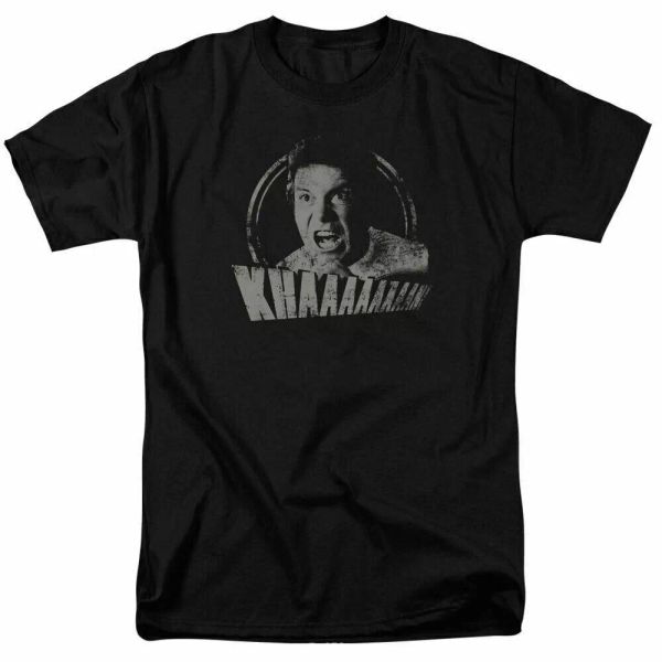 star trek khan distressed t shirt licensed sci-fi movie classic tee new black, White;black
star trek khan distressed t shirt licensed sci-fi movie classic tee new black, White;black