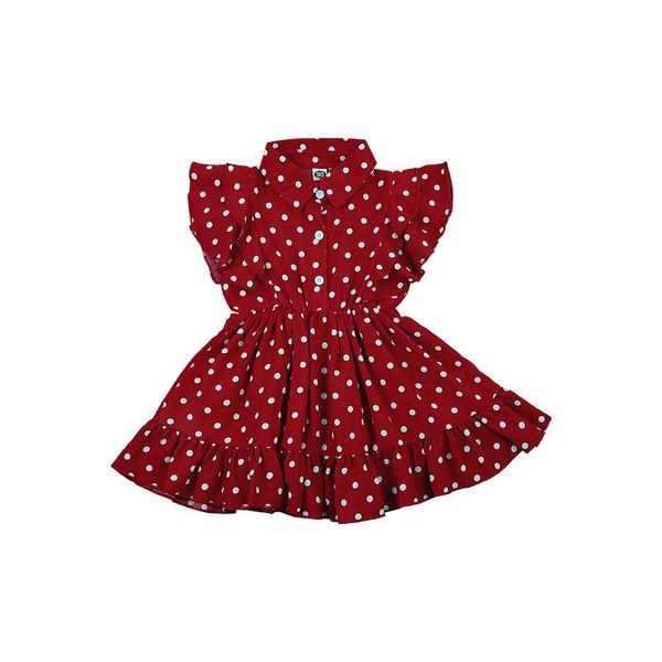girl's dresses little kid girl dress summer ruffles sleeve sweet polka dot button a-line vintage princess 2-6years, Red;yellow
girl's dresses little kid girl dress summer ruffles sleeve sweet polka dot button a-line vintage princess 2-6years, Red;yellow
