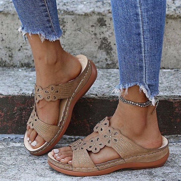 summer retro style casual women's sandals everyday comfortable slippers thick-soled open-toe, Black
summer retro style casual women's sandals everyday comfortable slippers thick-soled open-toe, Black