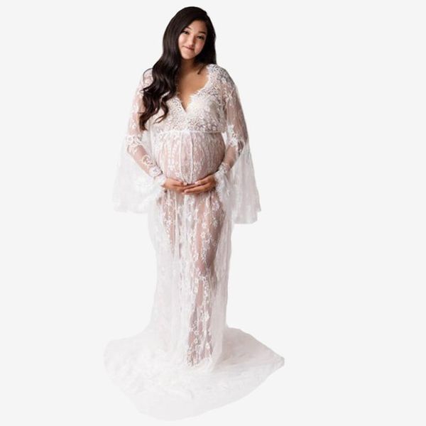 v-neck lace hollow out maternity dresses for po shoot women pregnancy maxi skirts pography props, White
v-neck lace hollow out maternity dresses for po shoot women pregnancy maxi skirts pography props, White