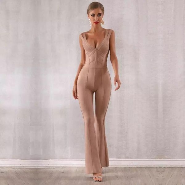 women's jumpsuits & rompers est women fashion bandage jumpsuit v-neck sleeveless bodycon party, Black;white
women's jumpsuits & rompers est women fashion bandage jumpsuit v-neck sleeveless bodycon party, Black;white