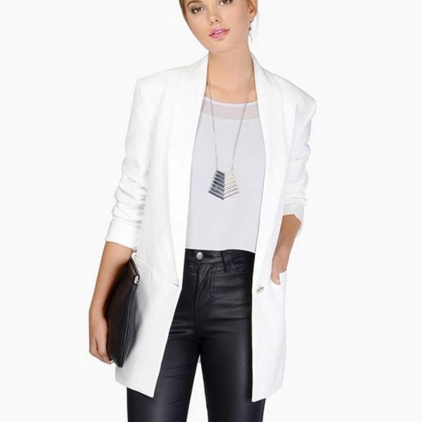 women's suits & blazers 2021 autumn fahsion pocket blazer coat women ruched sleeve black suit cool ol slim small plus size 2xl, White;black
women's suits & blazers 2021 autumn fahsion pocket blazer coat women ruched sleeve black suit cool ol slim small plus size 2xl, White;black