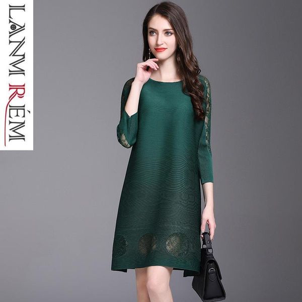 fashion tide pleated clothing female's three quarter sleeve lace patchwork irregular temperament dress vestido yf711 casual dresses, Black;gray
fashion tide pleated clothing female's three quarter sleeve lace patchwork irregular temperament dress vestido yf711 casual dresses, Black;gray