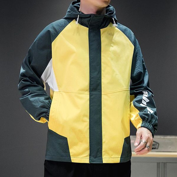 spring fashion patchwork streetwear casual jacket men hooded windbreaker zipper coat plus size m-5xl men's jackets, Black;brown
spring fashion patchwork streetwear casual jacket men hooded windbreaker zipper coat plus size m-5xl men's jackets, Black;brown