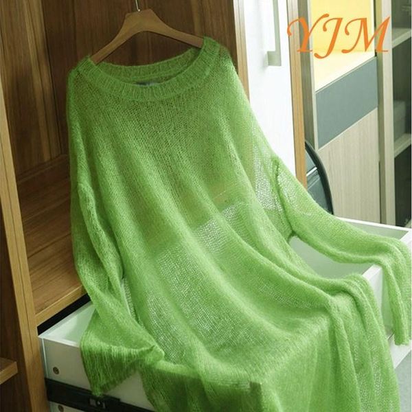 women's sweaters 2021 women mohair pull sweater dress soft thin long spring hollow, White;black
women's sweaters 2021 women mohair pull sweater dress soft thin long spring hollow, White;black