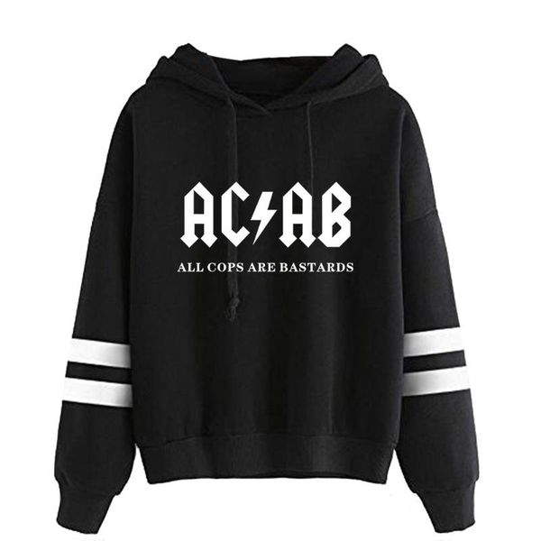 men's hoodies & sweatshirts acab high street streetwear pure cotton hoodie text pattern printing harajuku casual all-match hoody, Black
men's hoodies & sweatshirts acab high street streetwear pure cotton hoodie text pattern printing harajuku casual all-match hoody, Black