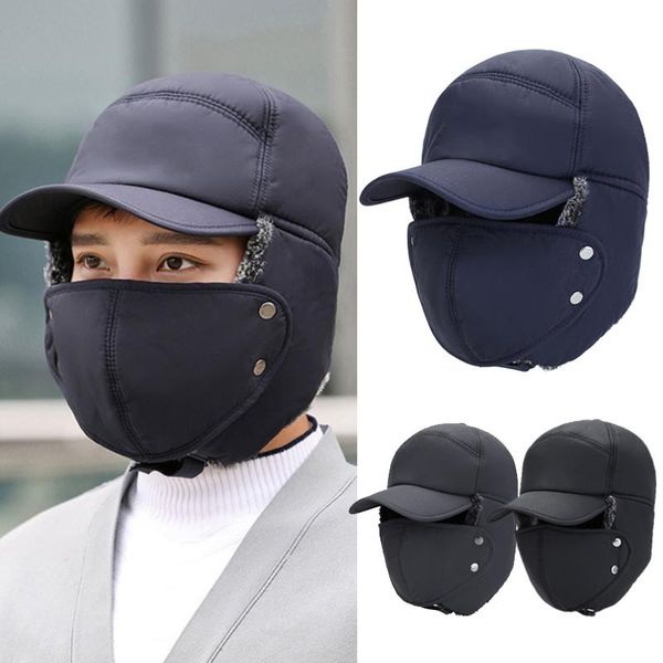 berets selling men hat cap ear flap warm thicken windproof comfortable for winter outdoor skiing, Blue;gray
berets selling men hat cap ear flap warm thicken windproof comfortable for winter outdoor skiing, Blue;gray