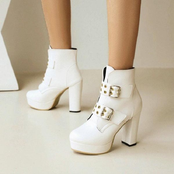 boots zawsthia size 33-48 designer woman winter shoes pink purple double buckle strap block high heel platform ankle, Black
boots zawsthia size 33-48 designer woman winter shoes pink purple double buckle strap block high heel platform ankle, Black