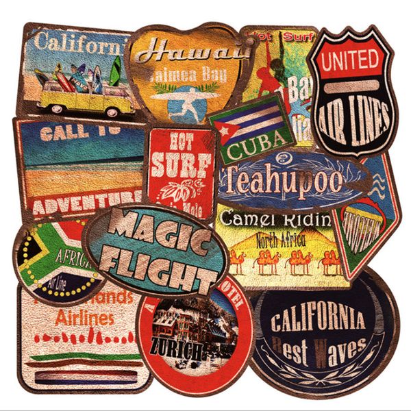36 retro beach surfing trip graffiti waterproof skateboard travel suitcase phone lapluggage stickers cute kids girl toys
36 retro beach surfing trip graffiti waterproof skateboard travel suitcase phone lapluggage stickers cute kids girl toys