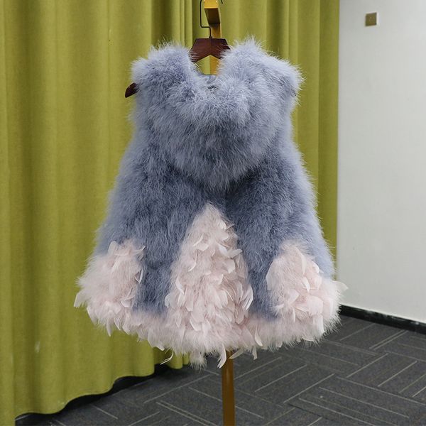 leather autumn winter women hooded feather vests female medium long patchwork real ostrich fur waistcoats a167, Black
leather autumn winter women hooded feather vests female medium long patchwork real ostrich fur waistcoats a167, Black