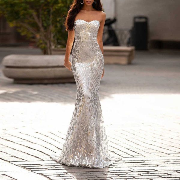 luxury party evening dress 2021 autumn and winter women's strapls sleevels long skirt slim fit, White;pink
luxury party evening dress 2021 autumn and winter women's strapls sleevels long skirt slim fit, White;pink