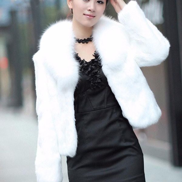women's fur & faux women winter jacket coat elegant thicken warm outwear long sleeve white black plus size 3xl
women's fur & faux women winter jacket coat elegant thicken warm outwear long sleeve white black plus size 3xl