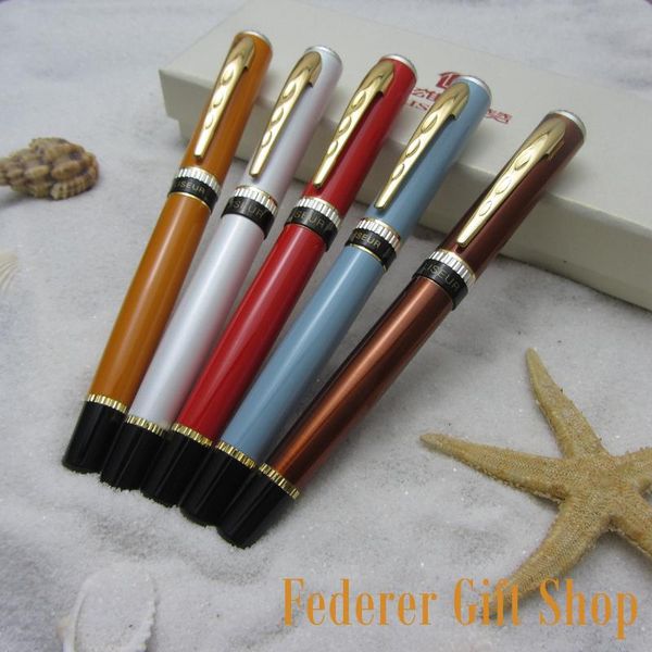color liseur metal fountain pen 5color gold clip gift ink l800 pens
color liseur metal fountain pen 5color gold clip gift ink l800 pens