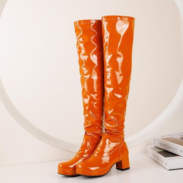 boots winter boot women leather glossy over-the-knee fashion booties med heels female white orange long shoes w0ct, Black
boots winter boot women leather glossy over-the-knee fashion booties med heels female white orange long shoes w0ct, Black