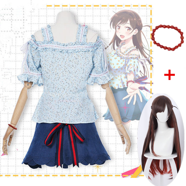 anime costumes rent a girlfriend ichinose chizuru/mizuhara chizuru cosplay costume women dress wig outfits halloween carnival costumes suits, Black
anime costumes rent a girlfriend ichinose chizuru/mizuhara chizuru cosplay costume women dress wig outfits halloween carnival costumes suits, Black