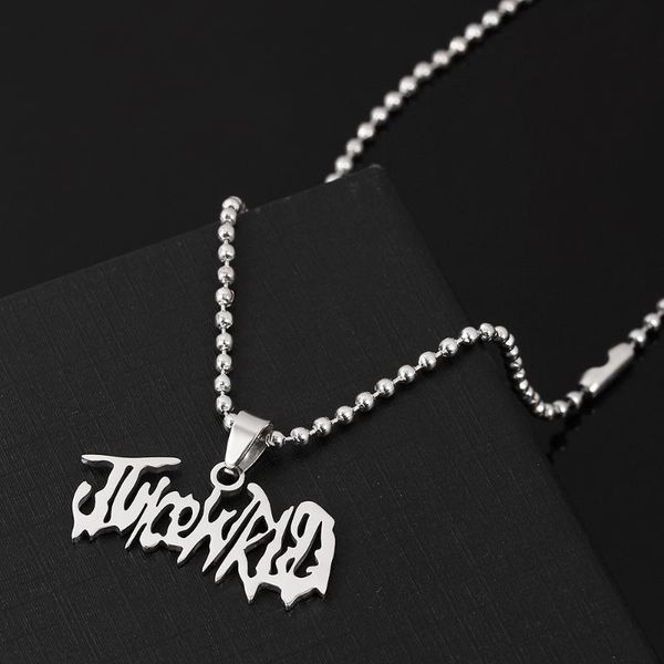 pendant necklaces rapper juice wrld name necklace letters stainless steel fashion charm hip-hop rock jewelry for man fans collar chain, Silver
pendant necklaces rapper juice wrld name necklace letters stainless steel fashion charm hip-hop rock jewelry for man fans collar chain, Silver