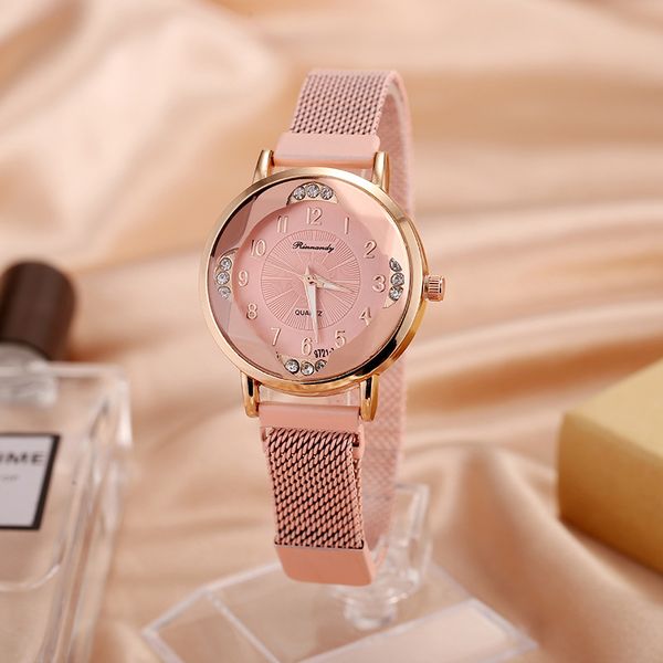 luxury diamond blossom alloy watches women stainless steel magnetic mesh belt watch flower crystal shell design quartz clock ladies wristwat, Slivery;brown
luxury diamond blossom alloy watches women stainless steel magnetic mesh belt watch flower crystal shell design quartz clock ladies wristwat, Slivery;brown
