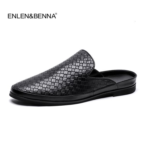 dress shoes summer fashion men sandals weave leather casual flats half-slippers breathable flip flop sandalias hombre, Black
dress shoes summer fashion men sandals weave leather casual flats half-slippers breathable flip flop sandalias hombre, Black