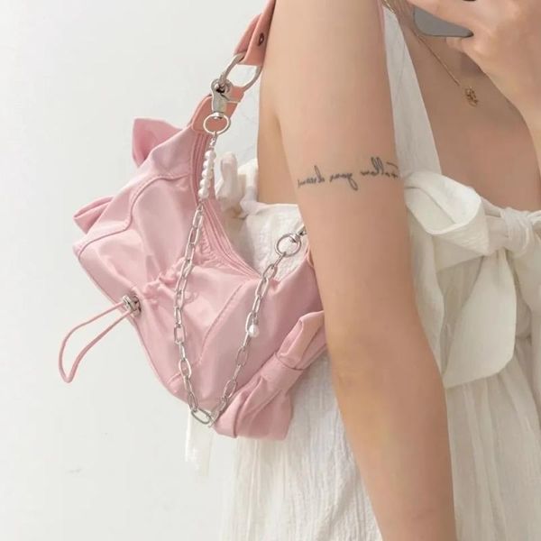evening bags soft bowknot series of 2021 casual mini underarm bag niche-variety nylon sweet cool style slant one-shoulder drape pink
evening bags soft bowknot series of 2021 casual mini underarm bag niche-variety nylon sweet cool style slant one-shoulder drape pink