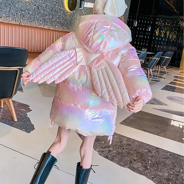 jackets 40# kids girls hooded windproof winter warm thick wing down coat jacket padded overcoat kawaii elegant, Blue;gray
jackets 40# kids girls hooded windproof winter warm thick wing down coat jacket padded overcoat kawaii elegant, Blue;gray