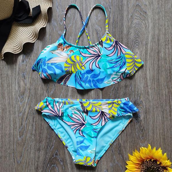 7-16y girl swimsuit kids tropical plant print teenage bikini set bandage girls bathing suit two piece children's swimwear one-piece sui
7-16y girl swimsuit kids tropical plant print teenage bikini set bandage girls bathing suit two piece children's swimwear one-piece sui