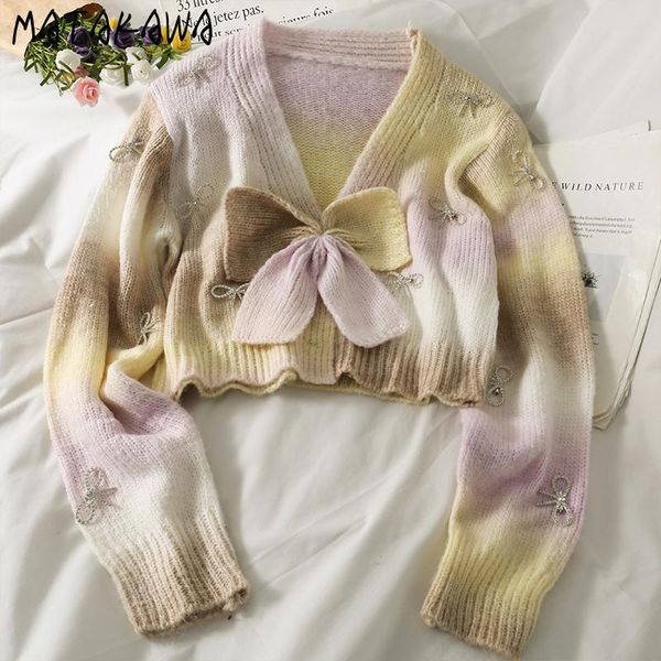 women's knits & tees matakawa female cardigan autumn sweet contrast color short sweater slim all-match v neck long sleeve knitted sweat, White
women's knits & tees matakawa female cardigan autumn sweet contrast color short sweater slim all-match v neck long sleeve knitted sweat, White
