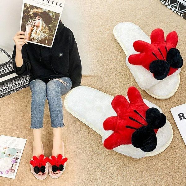 plush warm cotton slippers women's 2021 autumn and winter home comfortable all-match, Black
plush warm cotton slippers women's 2021 autumn and winter home comfortable all-match, Black