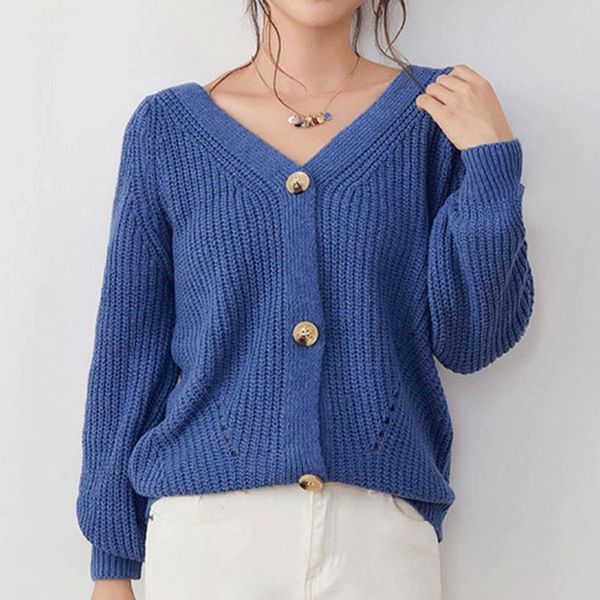 women's knits & tees casual fashion fall winter single-breasted button standard sweater cardigan slim v-neck long sleeve plain pullover, White
women's knits & tees casual fashion fall winter single-breasted button standard sweater cardigan slim v-neck long sleeve plain pullover, White