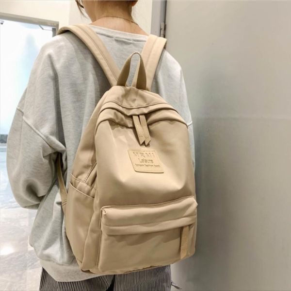 backpack fashionable polyester nice teen college school bag student casual simple women bookbag solid for boys and girls
backpack fashionable polyester nice teen college school bag student casual simple women bookbag solid for boys and girls