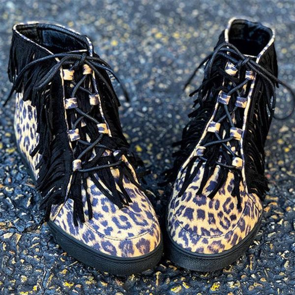 boots comfort short boot plus size lace up drop women leopard tassel fashion ankle women's flat canvas shoes, Black
boots comfort short boot plus size lace up drop women leopard tassel fashion ankle women's flat canvas shoes, Black