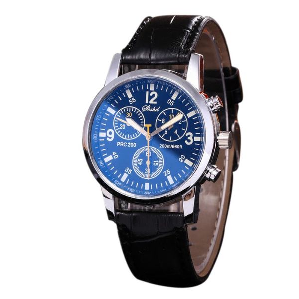 wristwatches s three eyes faux leather watches men casual military sports quartz wrist watch relogio masculino, Slivery;brown
wristwatches s three eyes faux leather watches men casual military sports quartz wrist watch relogio masculino, Slivery;brown