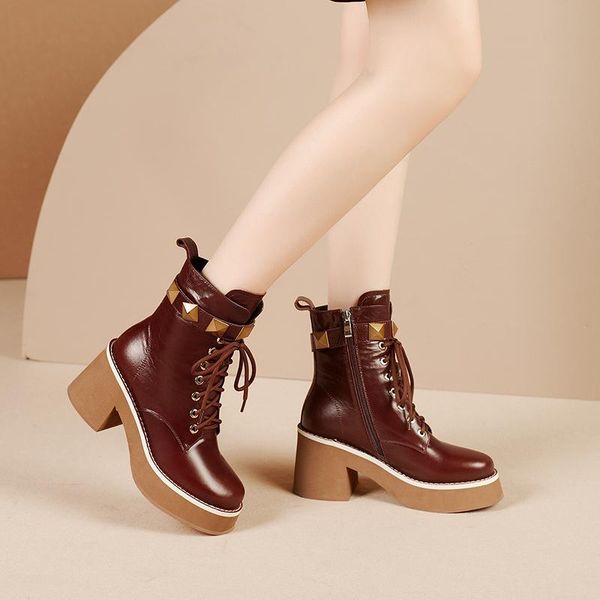 boots qzyerai 2021 winter women fashion basic round toe genuine leather shoes high thick heel womens platform heels, Black
boots qzyerai 2021 winter women fashion basic round toe genuine leather shoes high thick heel womens platform heels, Black