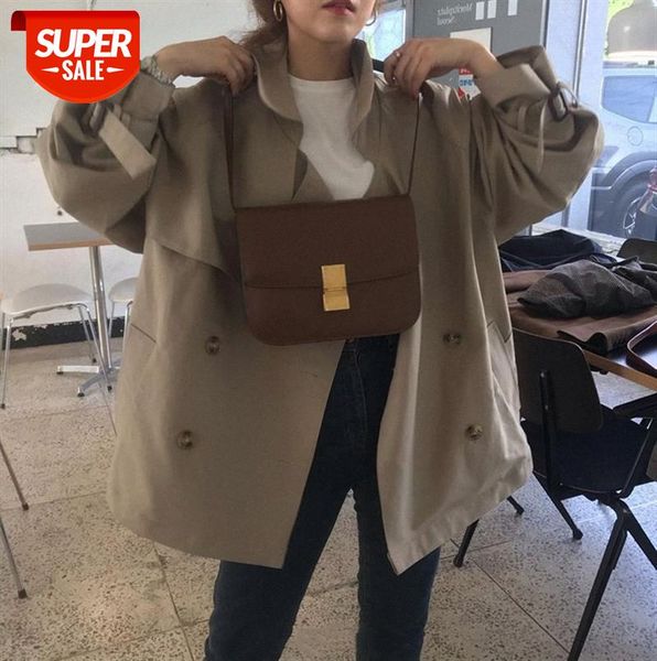 south korea's dongdaemun sienn* the same elegant khaki is a short trench coat with loose ties #972w, Black
south korea's dongdaemun sienn* the same elegant khaki is a short trench coat with loose ties #972w, Black
