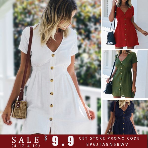 womens dress 2021 spring/summer pure color single row buttons v-neck dress women slim high waist casual dress vestido, Black;gray
womens dress 2021 spring/summer pure color single row buttons v-neck dress women slim high waist casual dress vestido, Black;gray