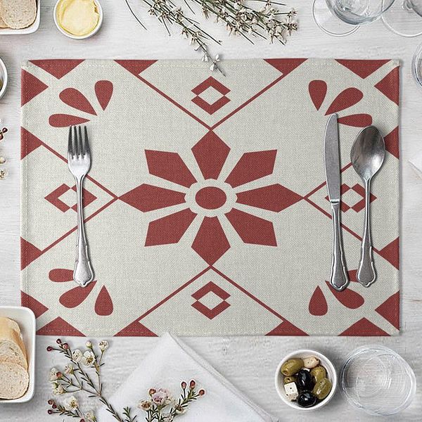 mats & pads geometric texture mat tableware drink cup for kitchen dining table placemat accessories
mats & pads geometric texture mat tableware drink cup for kitchen dining table placemat accessories