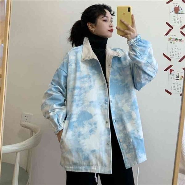 vintage camo denim jacket women fashion print cotton loose hip hop bomber tie dye streetwear double wear female outwears 210517, Black;brown
vintage camo denim jacket women fashion print cotton loose hip hop bomber tie dye streetwear double wear female outwears 210517, Black;brown