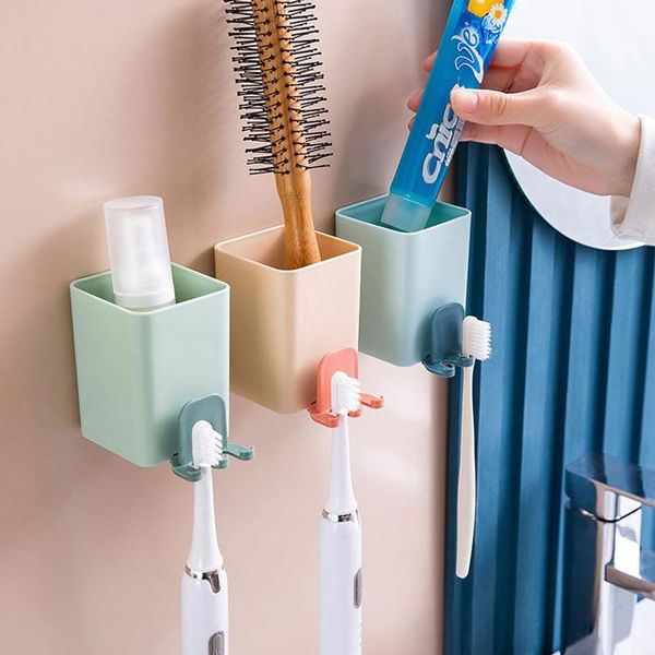 toothbrush holders 1pc stand rack organizer wall-mounted holder space saving bathroom accessories drop
toothbrush holders 1pc stand rack organizer wall-mounted holder space saving bathroom accessories drop