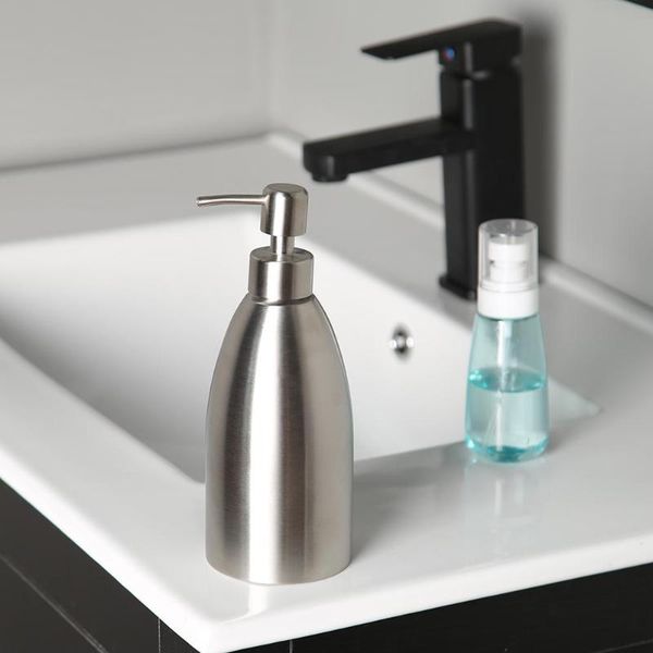 500ml sink soap dispenser built-in lotion pump stainless steel bottle for bathroom kitchen liquid organizer supplies
500ml sink soap dispenser built-in lotion pump stainless steel bottle for bathroom kitchen liquid organizer supplies