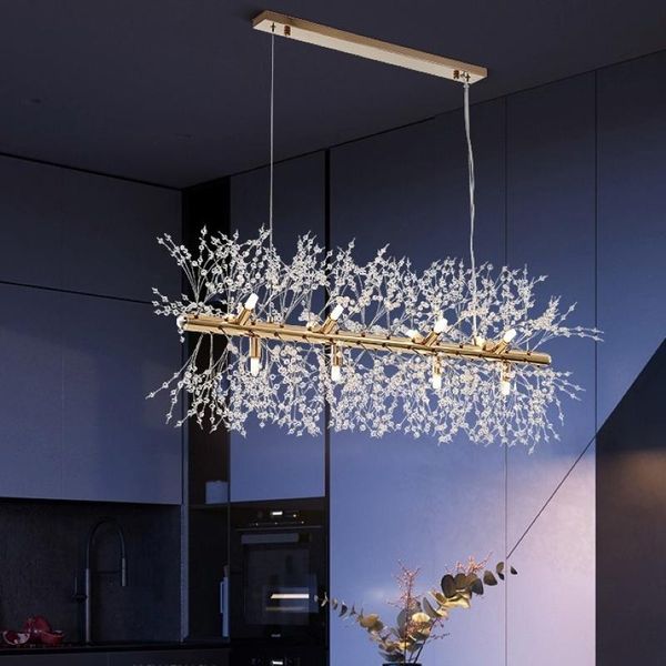 modern luxury crystal led chandelier lighting nordic gold silver dandelion living room restaurant decoration light pendant lamps
modern luxury crystal led chandelier lighting nordic gold silver dandelion living room restaurant decoration light pendant lamps