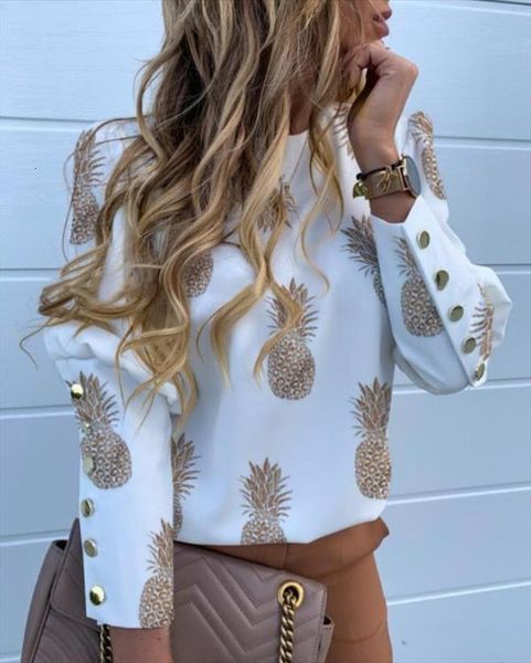 autumn fahion pineapple print womens blouses slim casual ol long sleeve crop o neck high street, White
autumn fahion pineapple print womens blouses slim casual ol long sleeve crop o neck high street, White