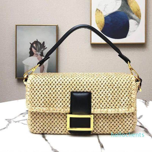 womens brand bag designer high bag elegant woman purse crossbody straw quality handbag shoulder new summer, Red;black
womens brand bag designer high bag elegant woman purse crossbody straw quality handbag shoulder new summer, Red;black