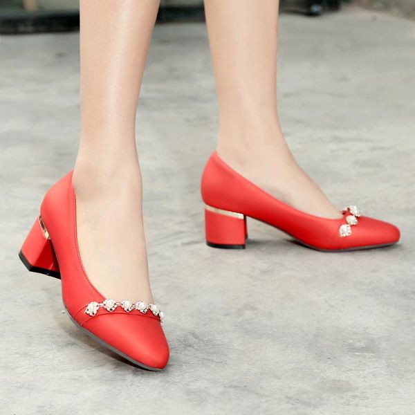 dress shoes pqecfs big size 31-48 spring & autumn women solid sweet metal decoration pearl pumps 4 colors, Black
dress shoes pqecfs big size 31-48 spring & autumn women solid sweet metal decoration pearl pumps 4 colors, Black