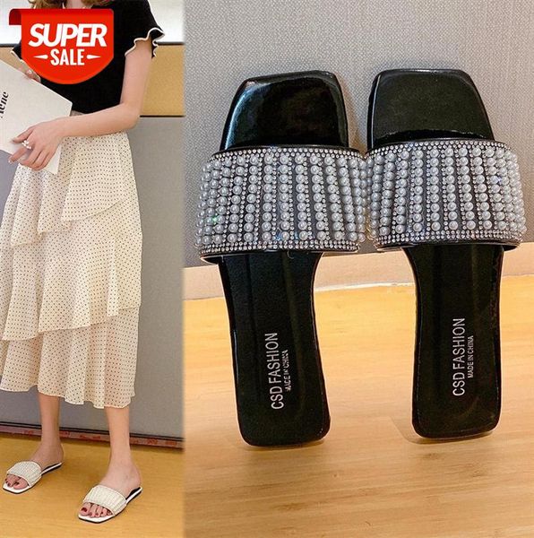 outer wear flat-bottomed slippers, beach pearl plus size sandals and slippers women #bd27, Black
outer wear flat-bottomed slippers, beach pearl plus size sandals and slippers women #bd27, Black