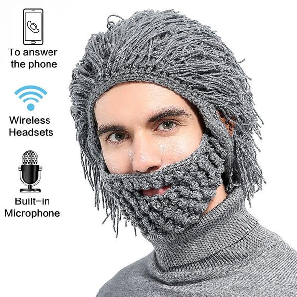cycling caps & masks outdoor winter mountaineering warm bib knit comfortable bluetooth cap wireless soft cold music headphones bearded heads, Black
cycling caps & masks outdoor winter mountaineering warm bib knit comfortable bluetooth cap wireless soft cold music headphones bearded heads, Black