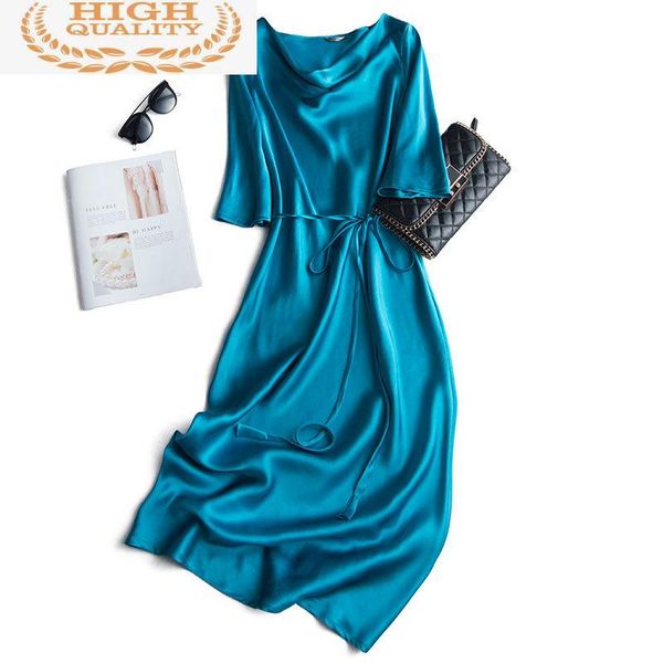 100% real silk dress woman long satin 2021 fashion blue elegant party dresses vestidos de verano kj casual, Black;gray
100% real silk dress woman long satin 2021 fashion blue elegant party dresses vestidos de verano kj casual, Black;gray