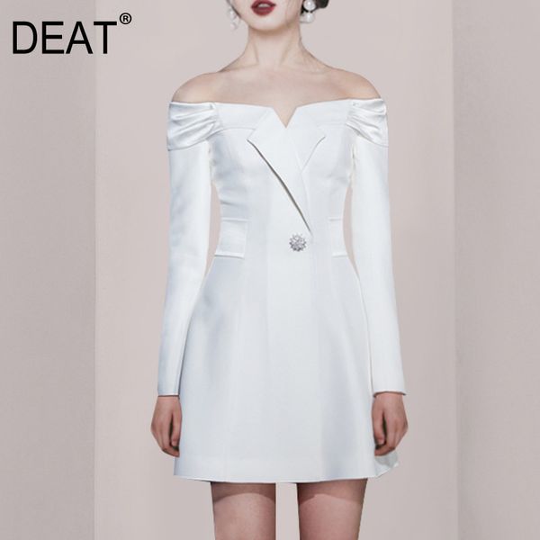 deat new spring and summer fashion casual temperament white shoulder butterfly skinny slim short dress women sh594 210428, Black;gray
deat new spring and summer fashion casual temperament white shoulder butterfly skinny slim short dress women sh594 210428, Black;gray