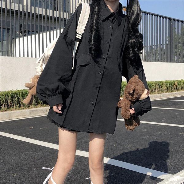 women's blouses & shirts houzhou white black shirt kawaii harajuku long lantern sleeves oversize korean style button up women casual dr
women's blouses & shirts houzhou white black shirt kawaii harajuku long lantern sleeves oversize korean style button up women casual dr