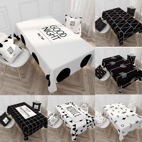 black and white check table cloth household waterproof durable desk tea tablecloth cotton linen simple cover
black and white check table cloth household waterproof durable desk tea tablecloth cotton linen simple cover