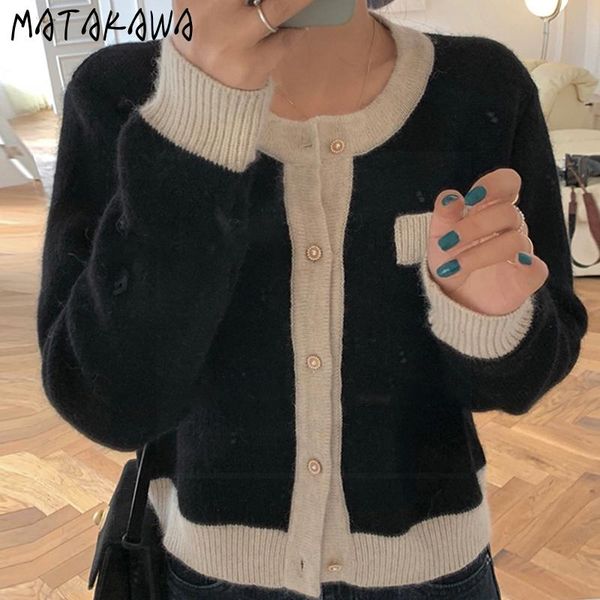 women's knits & tees matakawa autumn cardigan korean winter vintage o neck long sleeve pearl button sweaters short sweater knitted jack, White
women's knits & tees matakawa autumn cardigan korean winter vintage o neck long sleeve pearl button sweaters short sweater knitted jack, White