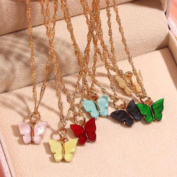 2021 fashion cute butterfly gold color choker necklace for women girls twist chain elegant sweet jewelry gift chains, Silver
2021 fashion cute butterfly gold color choker necklace for women girls twist chain elegant sweet jewelry gift chains, Silver
